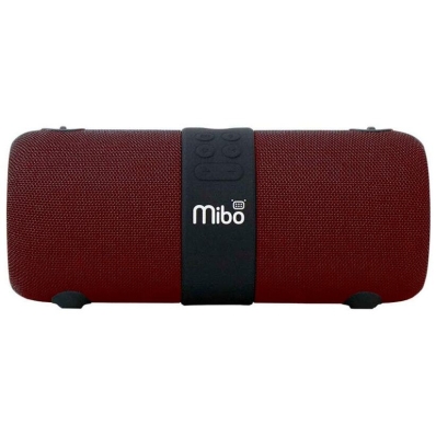 Caixa de som Speaker Mibo Sound A 2.0 FM USB Player TWS - Vermelho