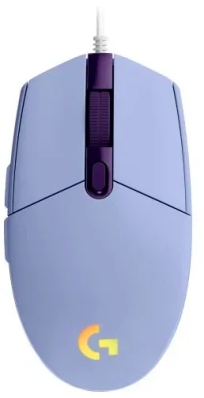 Mouse Gaming Logitech G203 com Fio 910-005852- Lilas