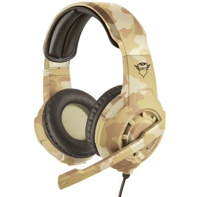 Fone de Ouvido Gamer Trust GXT 310D Radius - Desert Camo