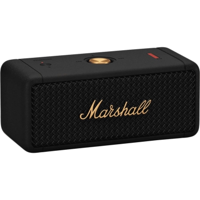 Caixa de som Speaker Marshall Emberton Bivolt - Preto/Dourado