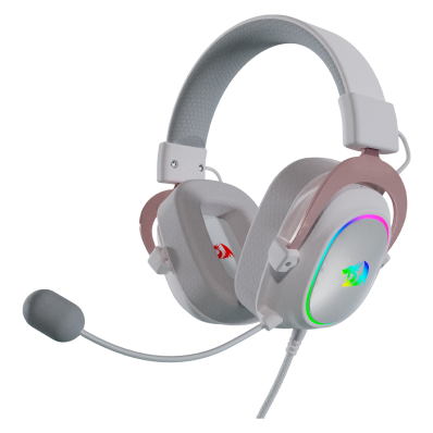 Headset Gamer Redragon Zeus X H510W-RGB / 7.1 Surround / RGB - Branco