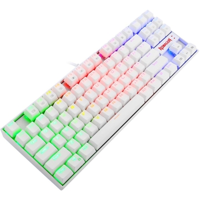 Teclado Gamer Redragon Kumara K552W RGB - Branco (Ingles)