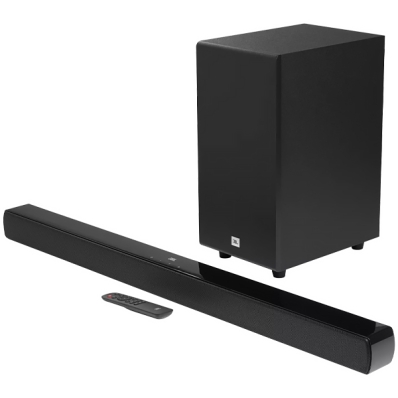 Soundbar JBL Cinema SB190 2.1 190 Watts RMS com Bluetooth HDMI e USB - Preto