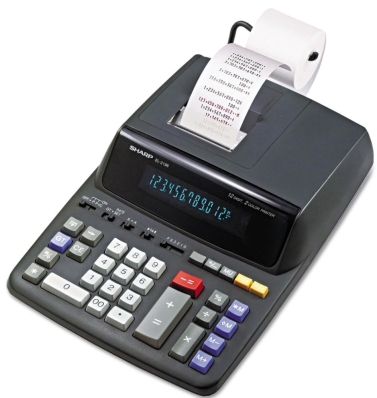 Calculadora Impressora Eletrica Sharp EL-2196BL 120VOLT