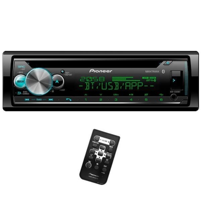 Reprodutor de CD Automotivo Pioneer DEH-X5000BT /USB/Auxiliar - Preto