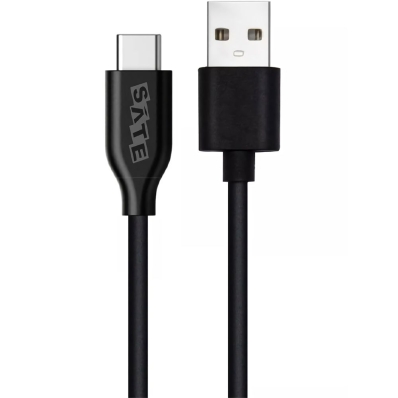 Cabo USB-C Satellite AL-AC1 - Preto 1 Metro