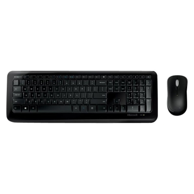 Teclado com Mouse Microsoft 850 Wireless Ingles Preto - PN9-00001