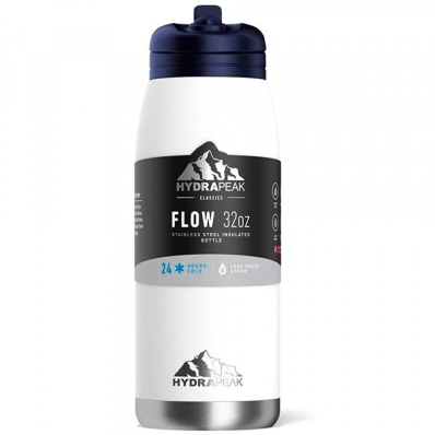 Garrafa Termica Hydrapeak HP-WIDE-32-White-Straw 946ML Branco