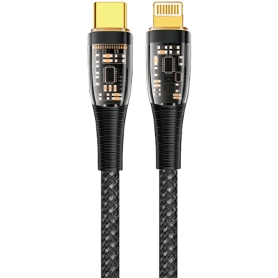 Cabo USB-C para Lightning PD 20W Wiwu TM01 (1.2 Metros) - Preto