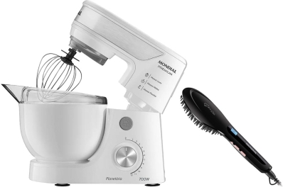 Batedeira Mondial BP-01P-W Planetaria 700W + Escova EA-04 220V-50/60HZ - Branco