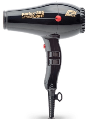 Secador de cabelo Profissional Parlux 385 New Power Light Preto 110V