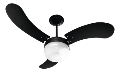 Ventilador De Teto Venti-Delta New Montana 3 Pás MDF 92cm Preto 220 V