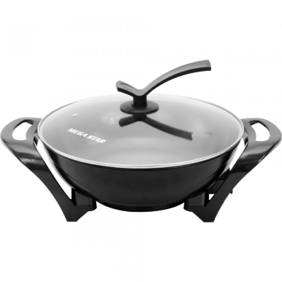 Panela Grill Eletrica Mega Star BA21N 110V - Preto