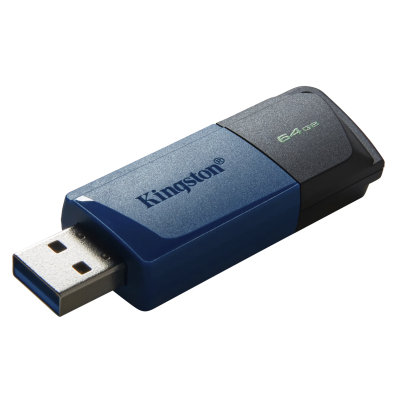 Pendrive Kingston Data Traveler Exodia 64GB DTXM/64 USB 3.2 - Preto
