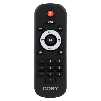 Caixa de Som Coby CY3376-280 - USB/SD - - 40W RMS - com Microfone - 2X 8" - Preto