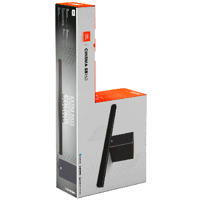 Caixa de Som JBL Cinema Soundbar 2.1 / SB-190 / Sub Wireless + Atmos Black