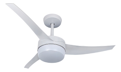 Ventilador De Teto Venti-delta Lunik C3v Branco 3 Pás