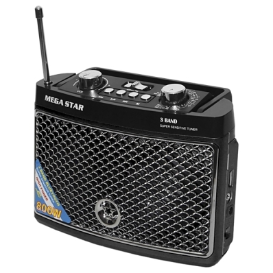 Radio Portatil Mega Star RX-751BTN AM/FM