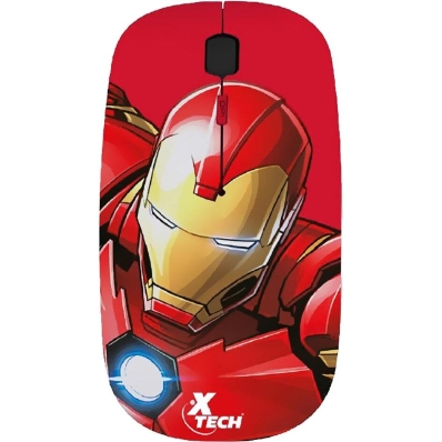 Mouse Wireless Xtech Iron Man - Sem Fio XTM-M340IM - Vermelho