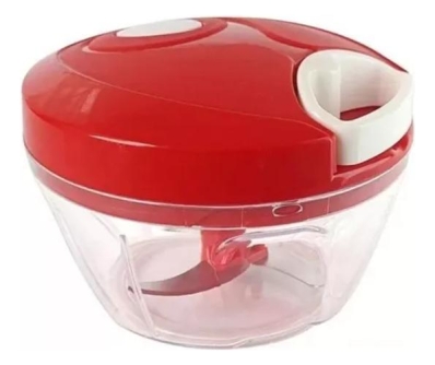 Processador triturador de alimentos 3 lâminas manual 500ml