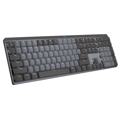 Teclado Mecanico Sem Fio Logitech MX Mechanical Quiet - Grafite
