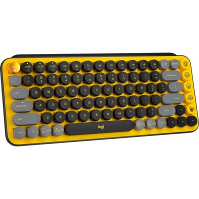 Teclado Logitech Pop Keys Blast Yellow 920-010707