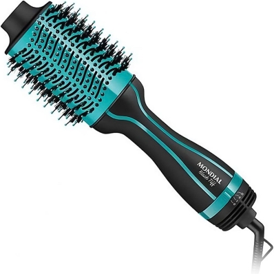 Escova Secadora Mondial ES-16 1200 W Bivolt - Preto/Turquesa