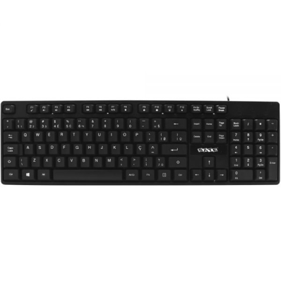 Teclado Sate AK-921 USB Portugues Preto
