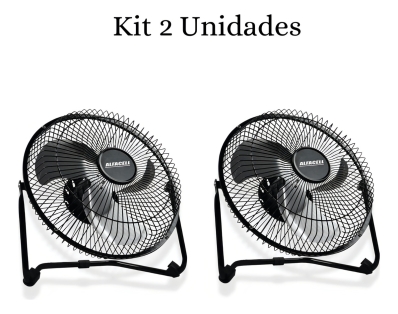 Kit 2 Ventiladores De Mesa E Carro Usb Alfacell 4 Polegadas