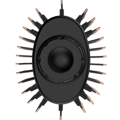 Escova Secadora Ga.Ma Keration 914-3799 220V - Preto/Champanhe