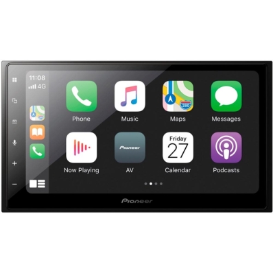 Toca Radio Pioneer DMH-Z5350BT Tela 6.8" FM USB Aux