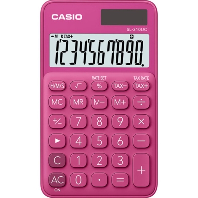 Calculadora Compacta Casio SL-310UC-RD-N-DC - Pink