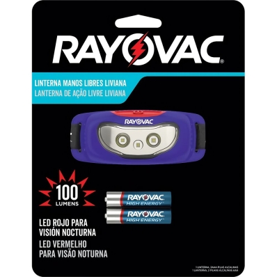 Lanterna LED Maos Livres Rayovac ROVHDCU22E - Azul