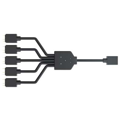 Cabo Divisor Enderecavel Cooler Master 1 para 5 Ventoinhas