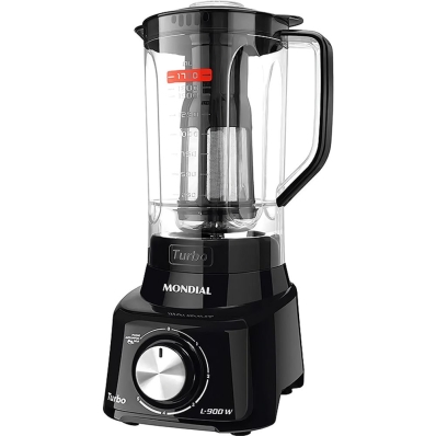 Liquidificador Mondial Turbo L-900FB 900 W 220V - Preto 2.7L