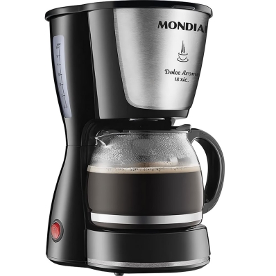 Cafeteira Mondial Dolce Arome C-30-18X 110V - Prata/Preto