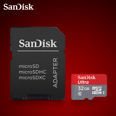Cartao Microsd 32GB Sandisk Ultra 100M QUNR-032G-G