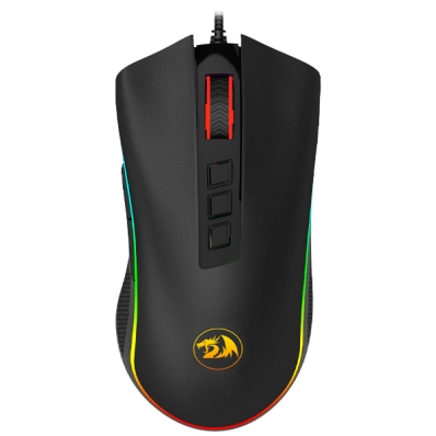 Mouse Gamer Redragon Cobra M711 USB Ate 10.000 Dpi com Backlight RGB Chroma - Preto