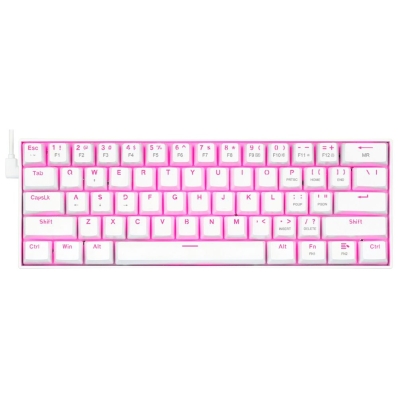 Teclado Gamer Redragon Dragonborn Mechanical K630W - Branco