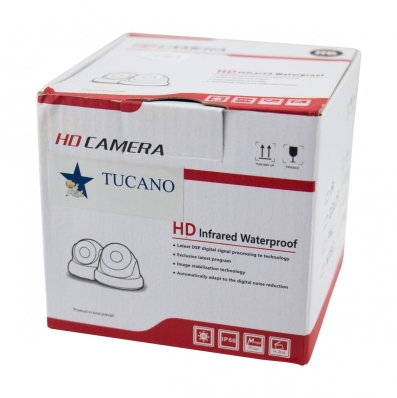 Camera de Seguranca Tucano TC-520 - 3.6MM - 1080P - Branco