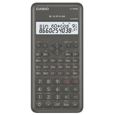 Calculadora Casio FX-82MS 2DA Edicao - Preto Carvao