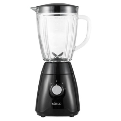 Liquidificador Mitsuo 1,5L 2 Velocidades + Pulsar 500W BL9295AB-CB-Preto(110V)