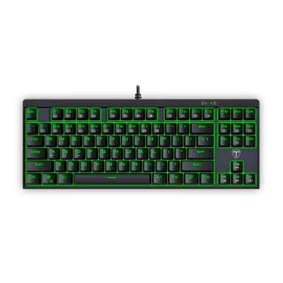 Teclado Mecanico Gamer T-Dagger Corvette T-TGK302 - Preto (Usa)