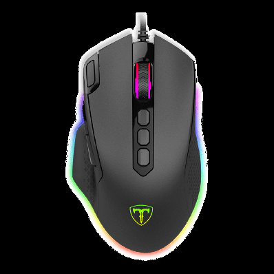 Mouse Gamer T-Dagger Battle T-TGM305 RGB / 10 Botoes / 8000 Dpi - Preto