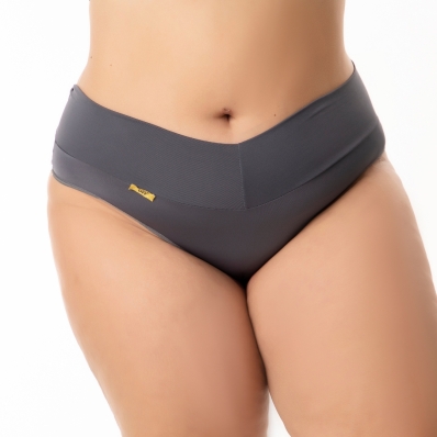 Calcinha Modeladora C&oacute;s Alto, Plus Size, Tanga. Gilselene