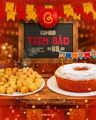 Combo Trem B&atilde;o