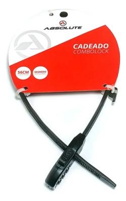 Cadeado Abra&ccedil;adeira Combolock Absolute 56cm Segredo Preto
