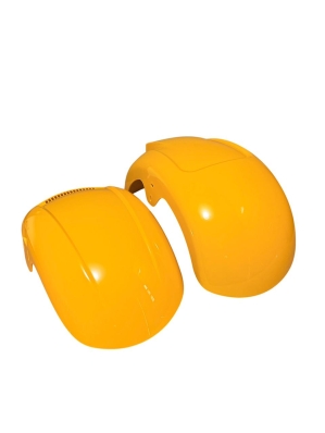 Conjunto Para-lamas Amarelo Refletivo - Peças Scooter Eletrica