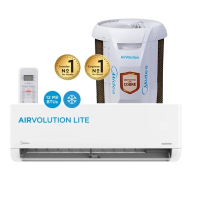 AR CONDICIONADO SPLIT INVERTER 12000 BTUS SPRINGER MIDEA LITE HIGH WAL 220V R32