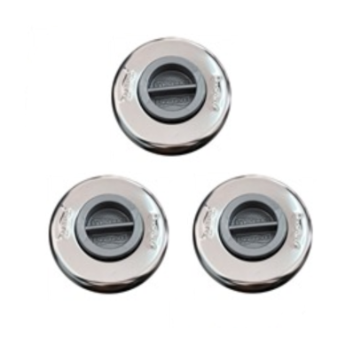 Kit 3 Dispositivo de Aspira&ccedil;&atilde;o Inox 316 50mm Sodramar 